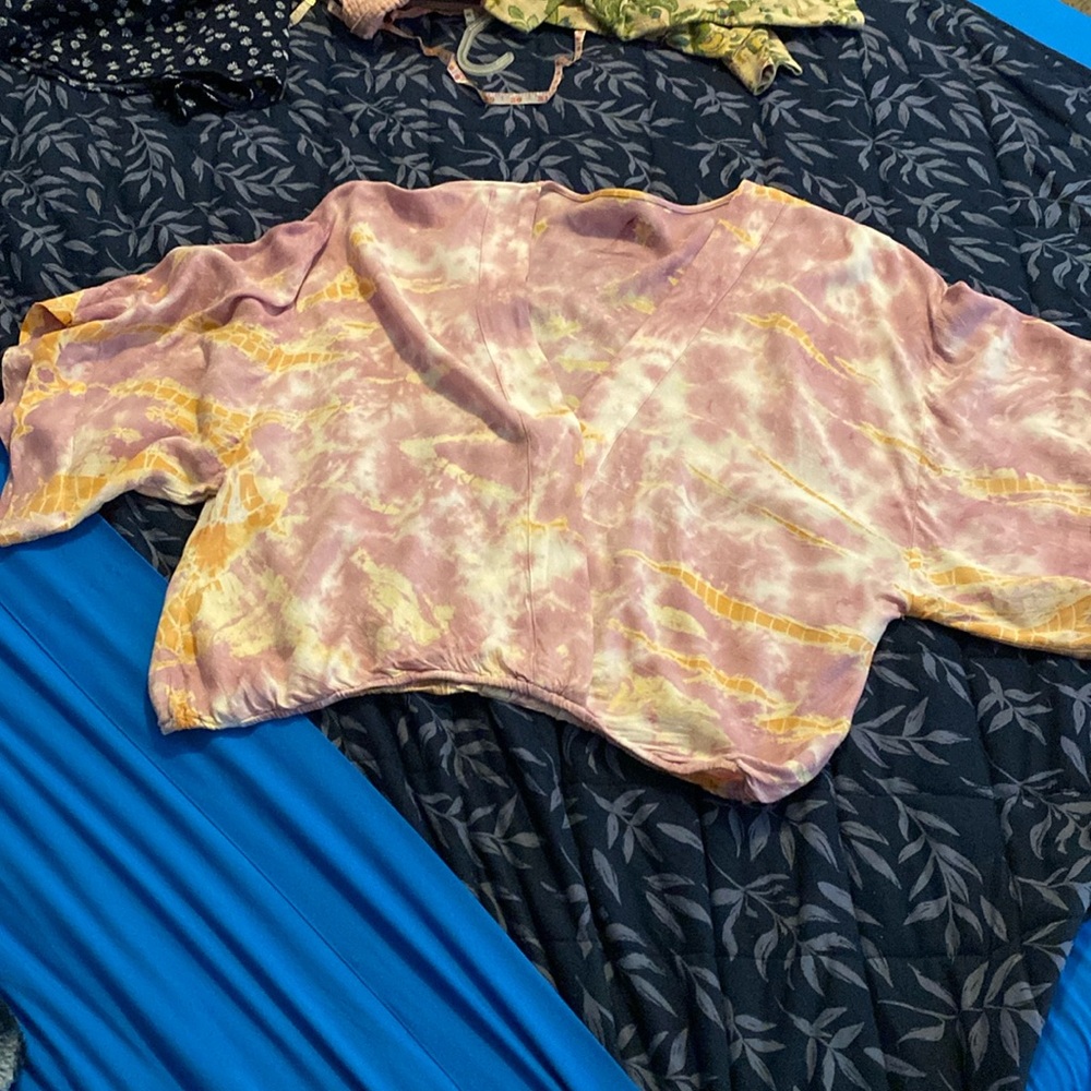 Faux wrap top